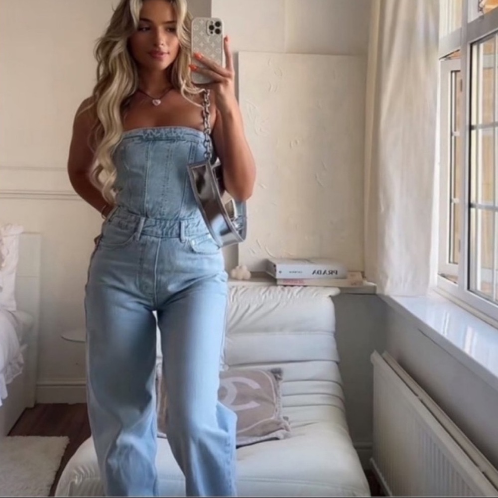 TRENDING ZARA DENIM JUMPSUIT